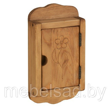 Полка-ключница настенная деревянная "Кантри Люкс" - фото 1 - id-p141705868