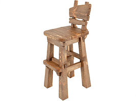 Деревянный барный  стул №1