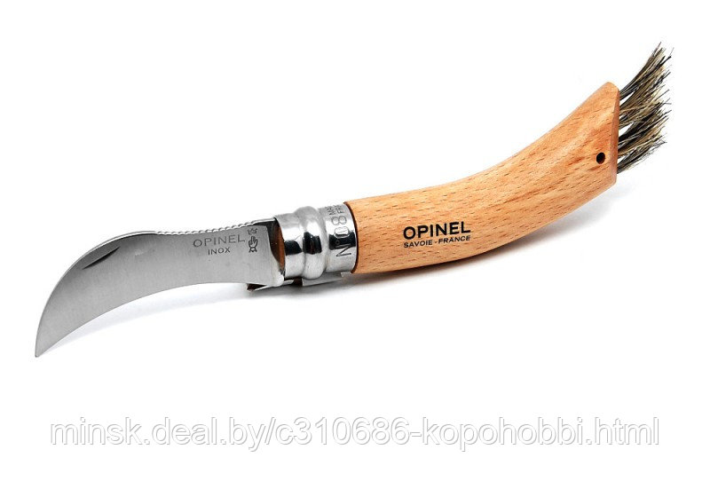 Нож грибника Opinel №8 нержавеющая сталь (в блистере) - фото 1 - id-p141821856