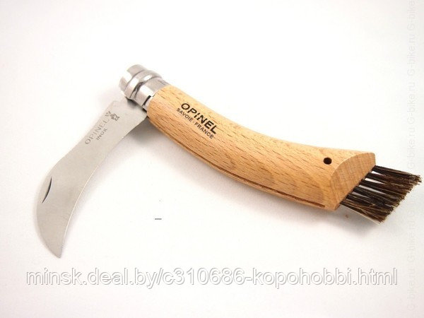Нож грибника Opinel №8 нержавеющая сталь (в блистере) - фото 2 - id-p141821856
