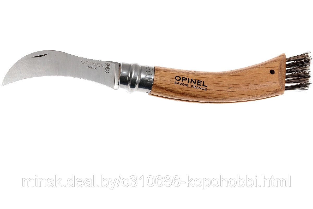 Нож грибника Opinel №8 нержавеющая сталь (в блистере) - фото 3 - id-p141821856