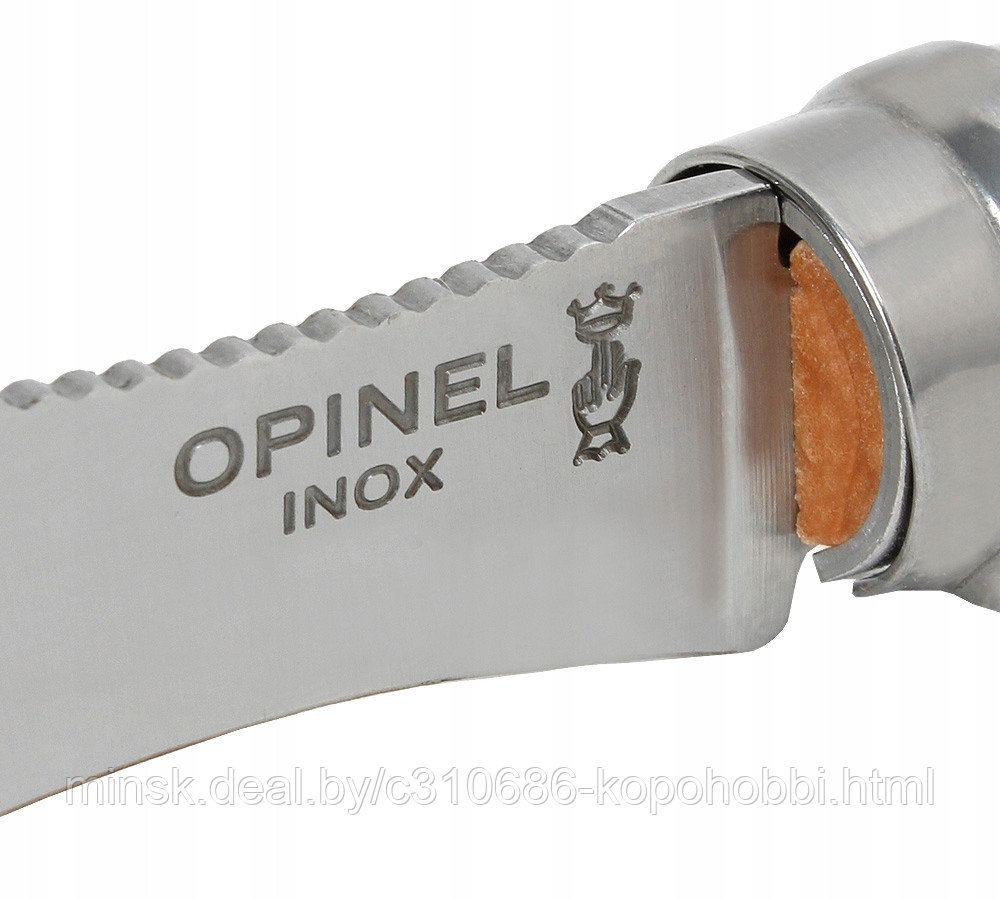 Нож грибника Opinel №8 нержавеющая сталь (в блистере) - фото 5 - id-p141821856