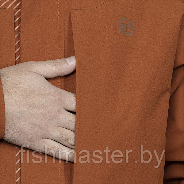 Куртка FHM Guard Competition цвет Терракотовый мембрана Dermizax (Toray) Япония 3 слоя 20000/10000 XL - фото 6 - id-p141859458