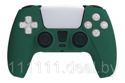 Зелёный силиконовый чехол для PS5 PlayStation 5