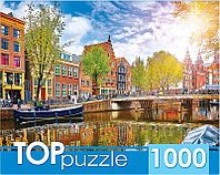 TOPpuzzle. ПАЗЛЫ 1000 элементов. Солнечный канал в Амстердаме