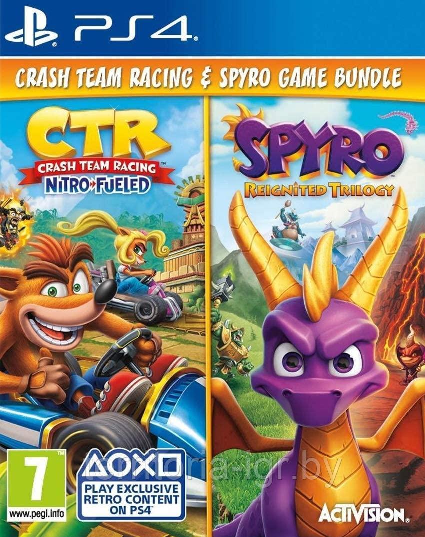 Crash Team Racing Nitro-Fueled & Spyro Reignited Trilogy PS4 (Английская версия) - фото 1 - id-p141880217