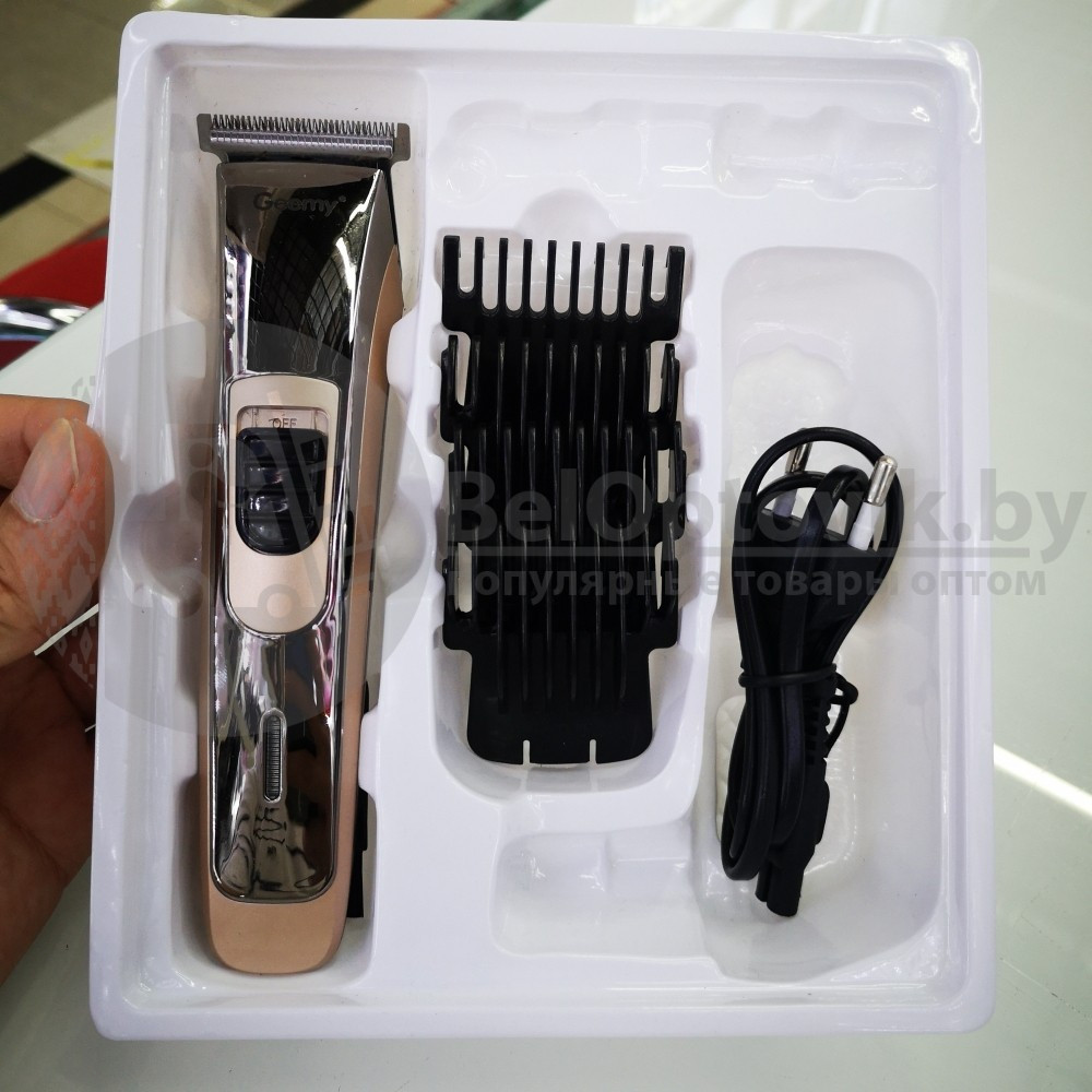 Машинка для стрижки волос беспроводная Geemy GM-6202 - фото 6 - id-p141887430