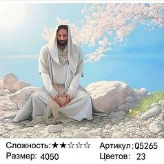 Картина по номерам Молитва Иисуса (Q5265)
