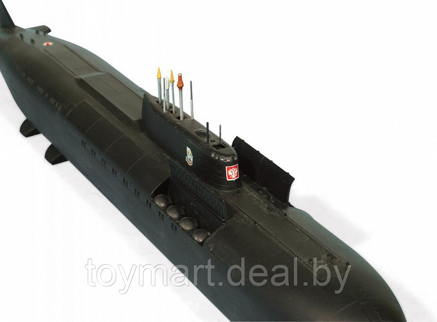 Сборная модель - Российский атомный подводный ракетный крейсер К-141 «Курск», Zvezda 9007П - фото 3 - id-p141889860