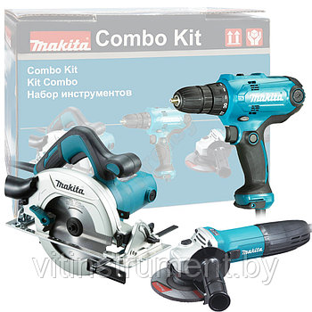 Набор инструментов Makita DK0119 (GA5030 / HS6601 / DF0300) MAKITA