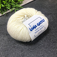 Пряжа Lana Gatto Maxi Soft цвет 978 молочный