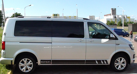Аренда пассажирского авто Volkswagen Transporter 8+1 без водителя на час в Минске, фото 2