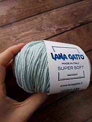 Пряжа Lana Gatto Super Soft A4310 светлая мята