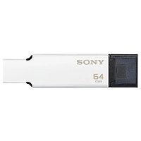 Флеш-накопитель Sony Metal Body 64 Gb, USB 2.0 Type-A, корпус серебристый