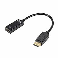 Адаптер - переходник DisplayPort - HDMI 4K, черный