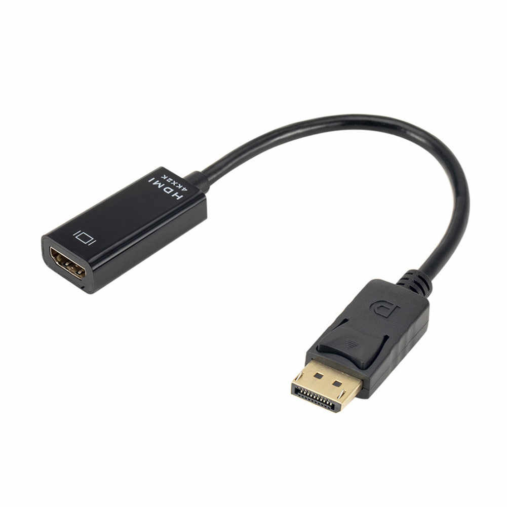 Адаптер - переходник DisplayPort - HDMI 4K, черный - фото 1 - id-p141925338