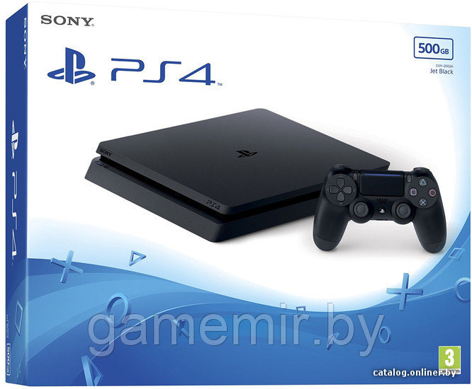 Игровая приставка Sony PlayStation 4 Slim 1000gb Прошита (закачано много игр)Гарантия 6 месяцев - фото 1 - id-p70515668