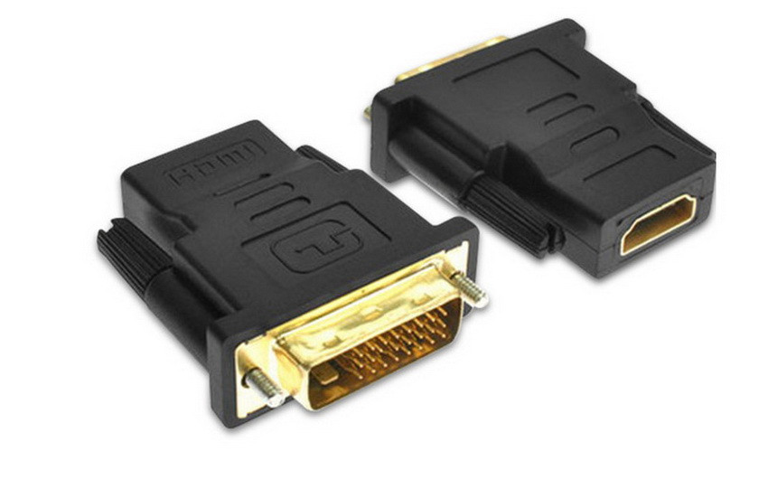 Адаптер - переходник DVI - HDMI, папа-мама, черный - фото 2 - id-p141925400