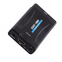 Адаптер - переходник SCART - HDMI, черный