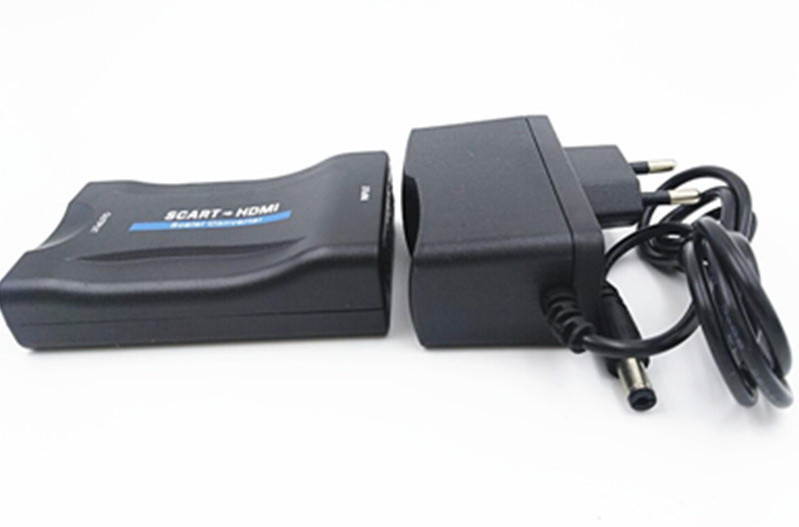 Адаптер - переходник SCART - HDMI, черный - фото 2 - id-p141925481