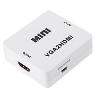 Адаптер - переходник VGA на HDMI, белый