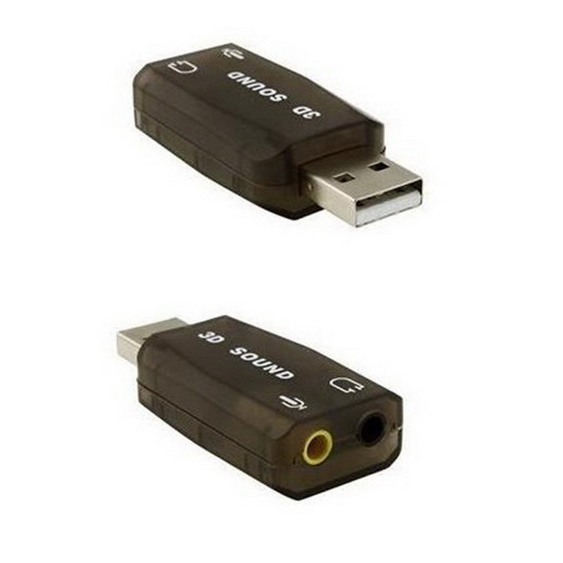 Звуковой адаптер - внешняя звуковая карта USB 3D 2.1/5.1-канальная