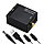 Адаптер - переходник, аудио-преобразователь с оптики (Toslink/SPDIF) на RCA, черный, фото 3