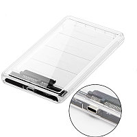 Внешний корпус - бокс SATA - USB3.1 Type-C - USB3.0 для жесткого диска SSD/HDD 2.5”
