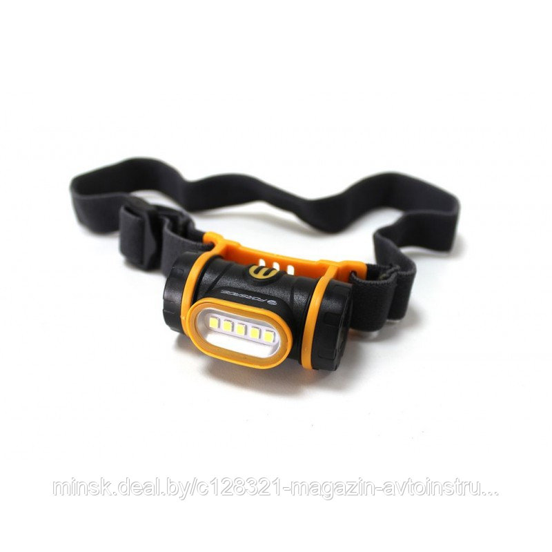 Фонарь светодиодный налобный (1W COB LED,250Lm,1.5V, 3хААА) Forsage F-01149