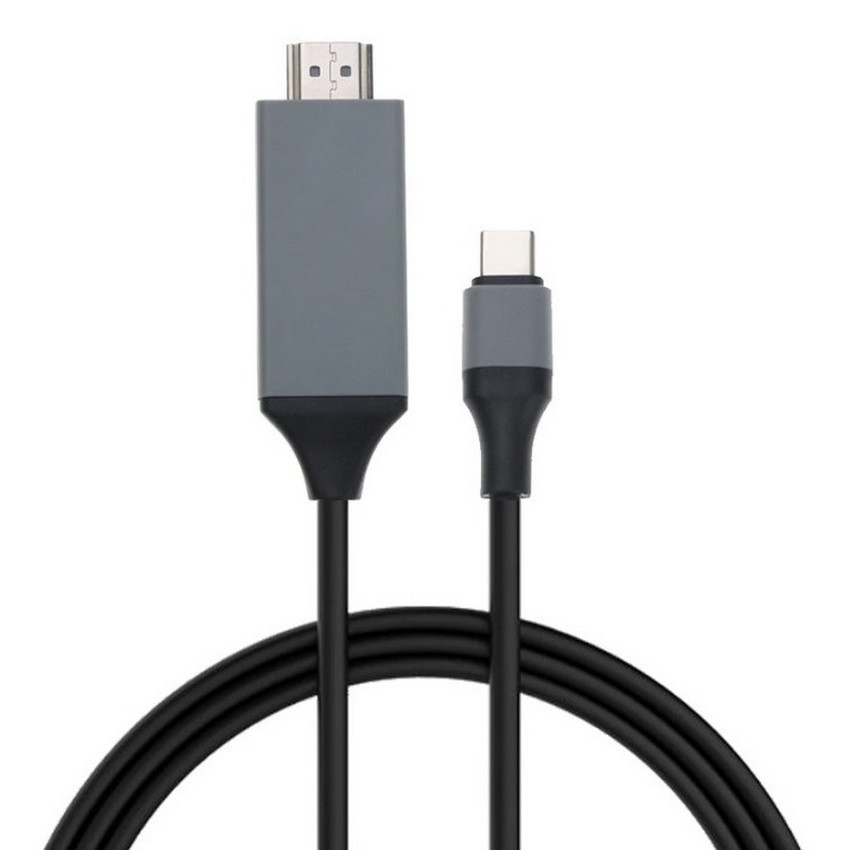 Кабель USB3.1 Type-C - HDMI, UltraHD 4K, 2 метра, черный - фото 3 - id-p141934192