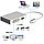 Адаптер - переходник - хаб 4in1 USB3.1 Type-C на HDMI - VGA - DVI - USB3.0, серебро, фото 5
