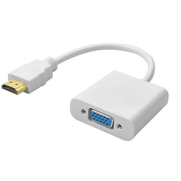 Адаптер - переходник HDMI - VGA, белый