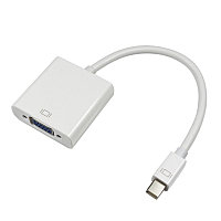 Адаптер - переходник Mini DisplayPort - VGA, белый