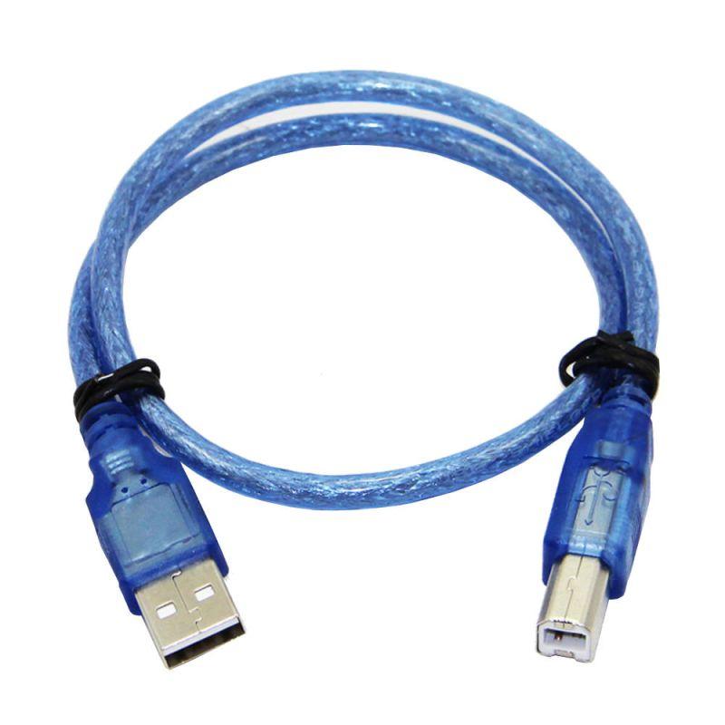 Кабель USB2.0 - USB-B, папа-папа, 10 метров, синий