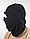 Балаклава флисовая "с тепловой маской" (черная)., фото 4