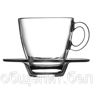 Пара кофейная «Аква»; стекло; 70 мл - фото 1 - id-p141978086