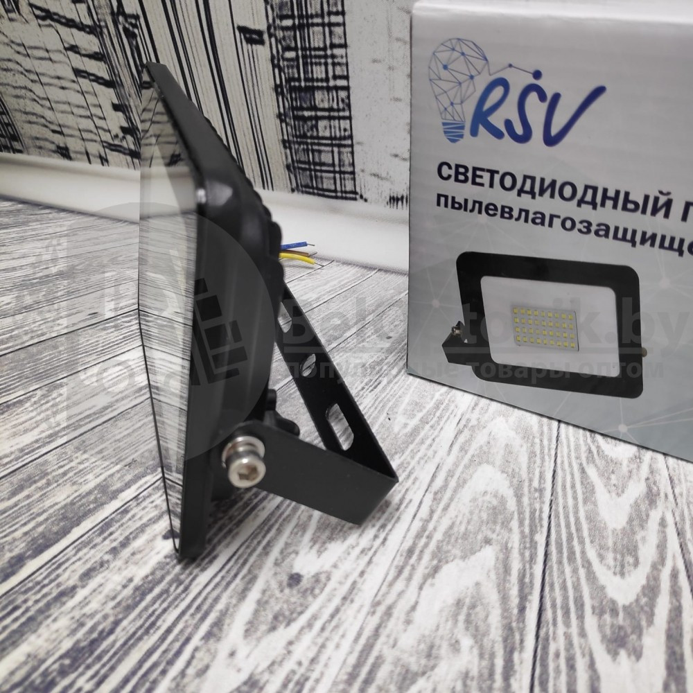 Уличный светодиодный пылевлагозащищенный прожектор RSV-SFL-3-50W/6500K - фото 7 - id-p141991390