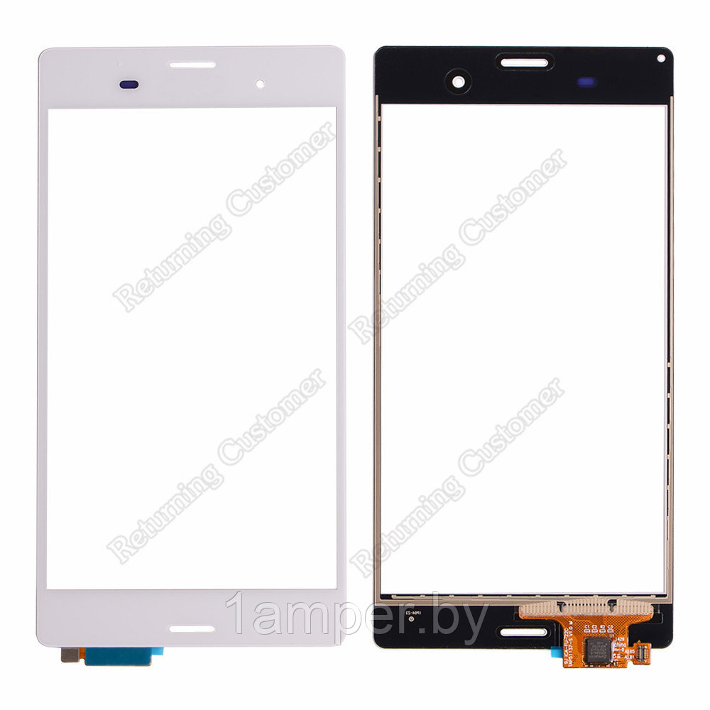 Сенсорный экран (тачскрин) Original Sony Xperia Z3 D6603/D6643/D6653/D6616/L55. Черный