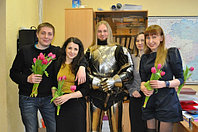Доставка цветов рыцарями Минск, выезд по Беларуси