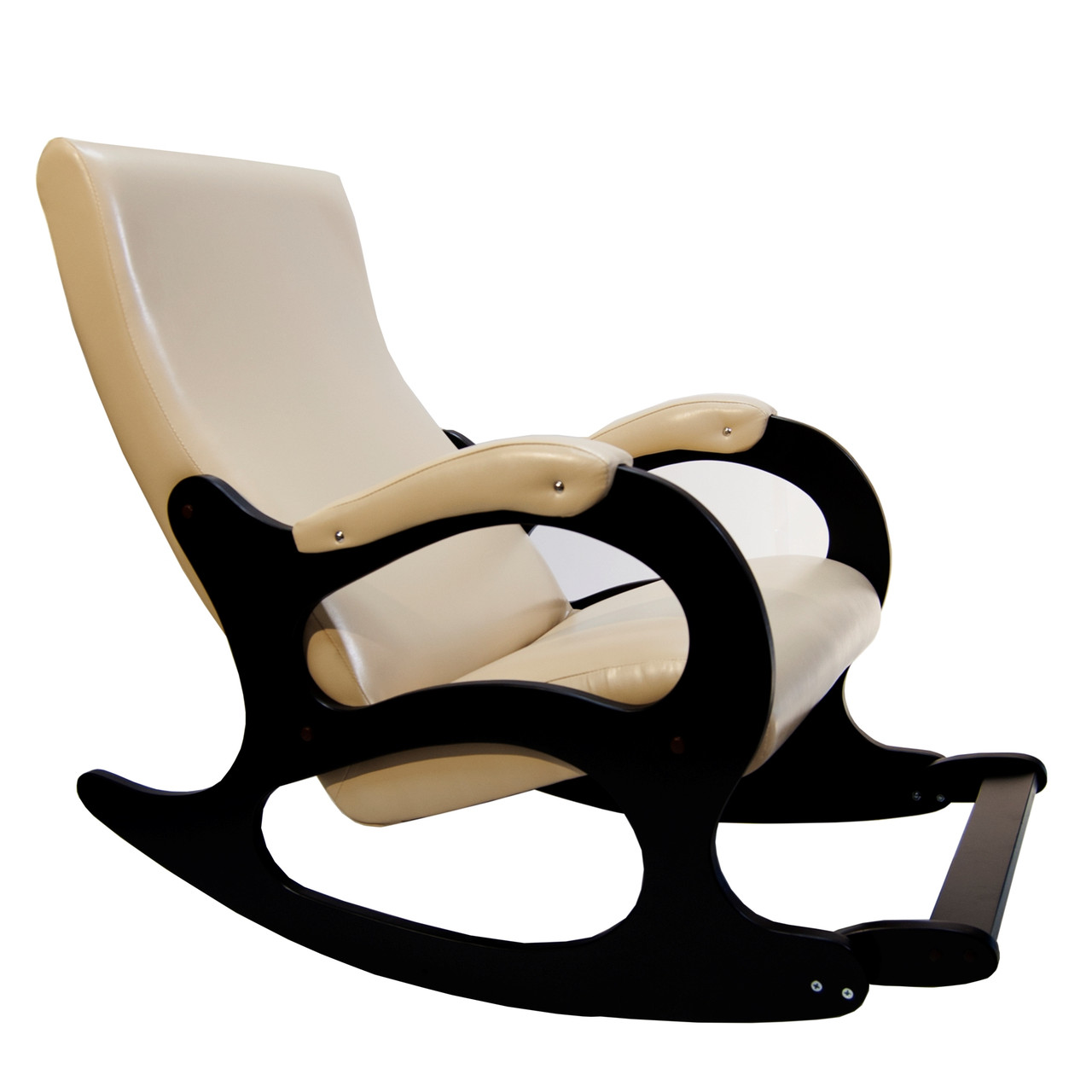 Кресло-качалка Бастион №4-2 с подножкой Selena Cream - фото 2 - id-p141993801