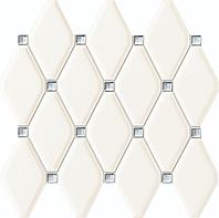 Керамическая плитка мозаика Abisso white 27x29.8