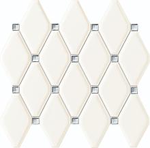 Керамическая плитка мозаика Abisso white 27x29.8