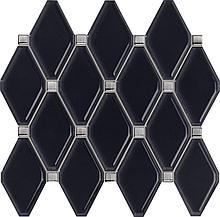 Керамическая плитка мозаика Abisso navy 27x29.8