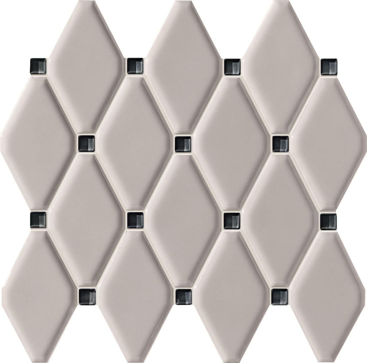 Керамическая плитка мозаика Abisso grey 27x29.8