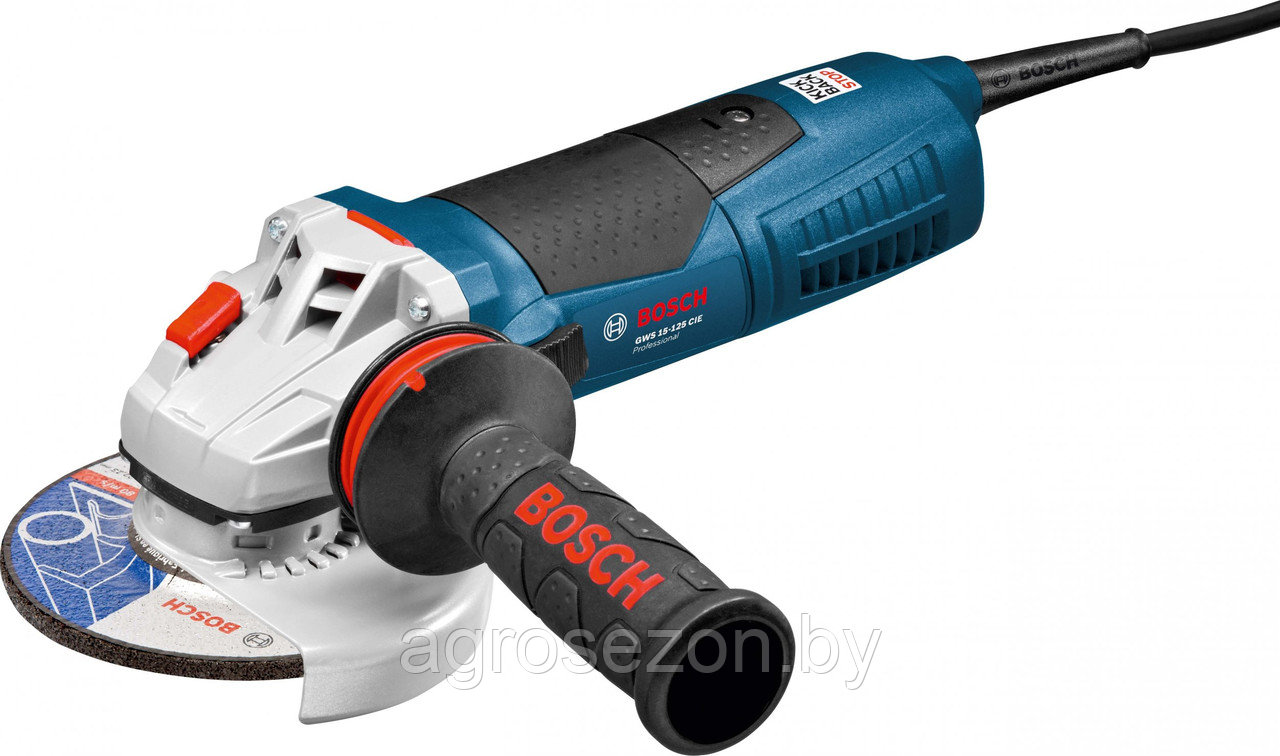 Болгарка Bosch GWS 10-125 (Professional), углошлифовальная машина (длинная ручка) - фото 3 - id-p142009672