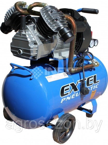 Компрессор маслянный Extel ZV 50-2.2 8/50 (2.2 кВт, 50 л) - фото 3 - id-p142010157