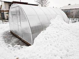 Теплица из поликарбоната Сибирская 3.5 двустворчатая 40Ц-1-10 м 3.5 ширина, фото 3