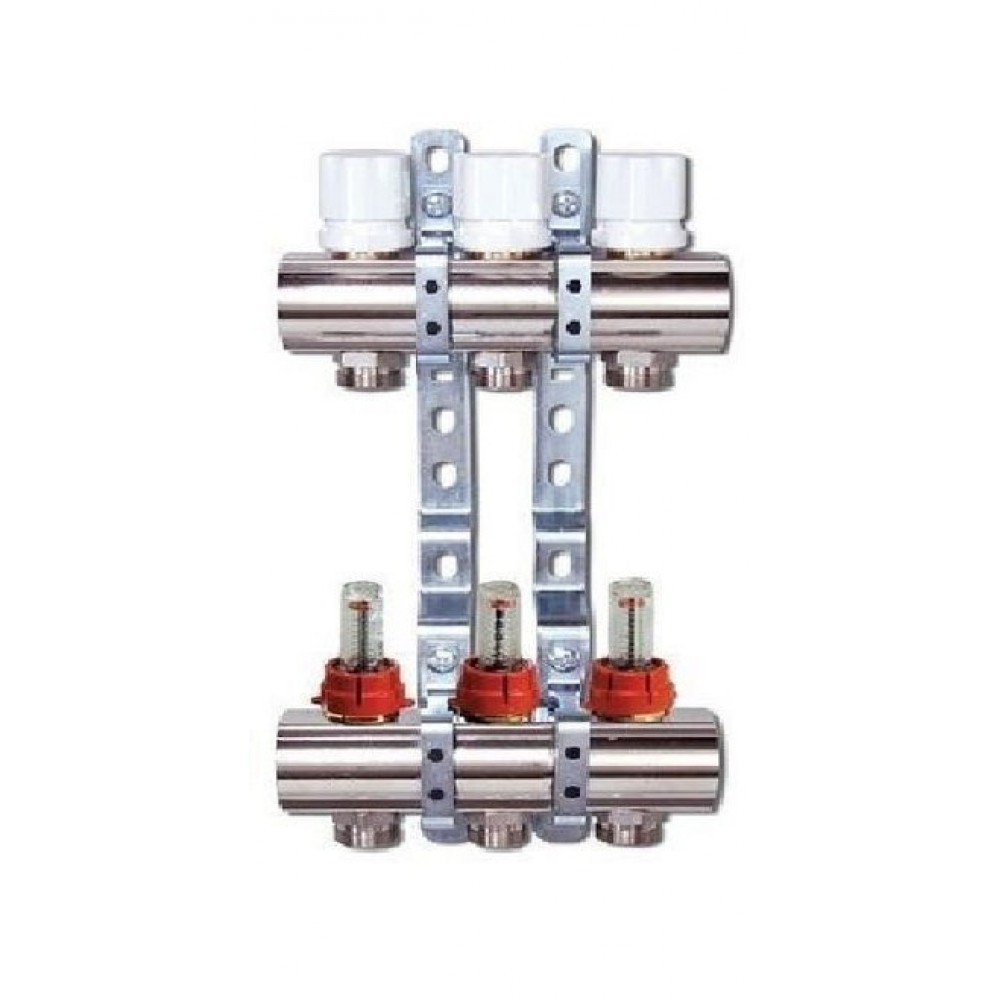 Коллекторная группа TIM KD003, 3 отвода с расходомерами
