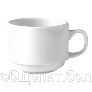 Чашка кофейная «Монако Вайт»; фарфор; 85 мл - фото 1 - id-p142025239