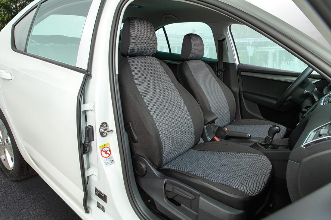 GT Чехол  volkswagen T4 1+2 (90-99) (Ткань, черный) (3 подголовника)  ПЕРЕДНИЕ) (Чехол Ткань)